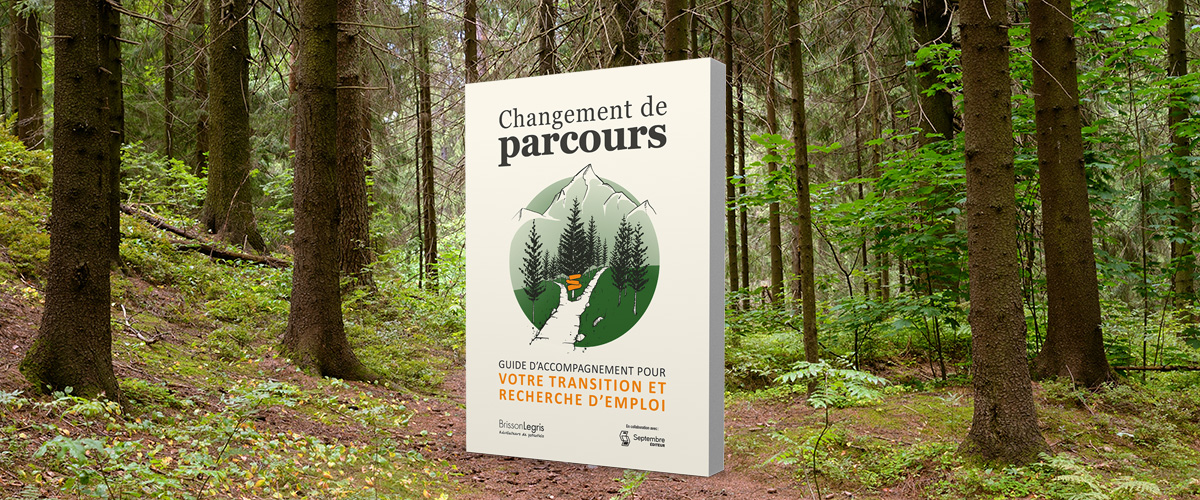 Photo du livre sur un fond d'image représentant une forêt